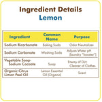 Meliora Laundry Powder - Lemon - Instructions