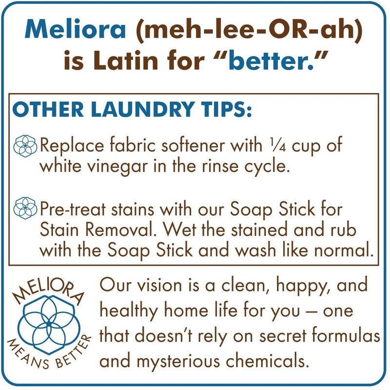 Meliora Laundry Powder - Lavender ingredients